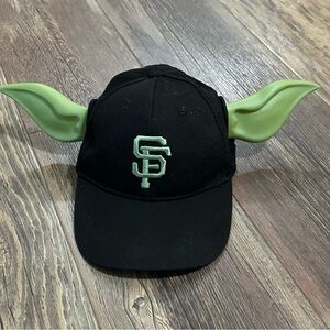 SF Giants Yoda gameday giveaway baseball hat 2024 black green adjustable stubhub